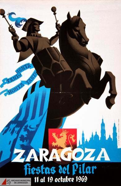 Fiesta patronales en honor de Nuestra Señora del Pilar 1969 Zaragoza